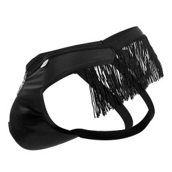 CandyMan Jockstrap à Franges Yuelao Noir